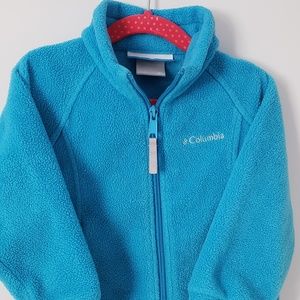 3T girls Columbia fleece jacket